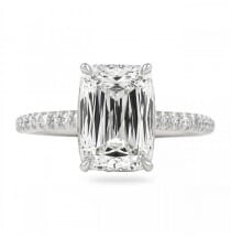 3.04 ct Hybrid Step Cut Diamond Invisible Gallery™ Ring
