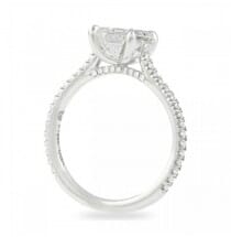 2 carat emerald cut engagement ring
