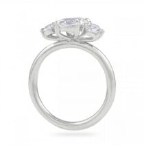 1.40 ct Oval Diamond Three-Stone Engagement Ring front view