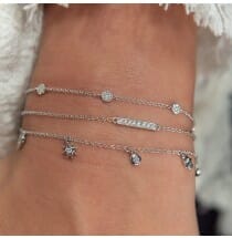 Mini Pave Bar Bracelet 