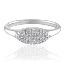 East West Flat Oval Style Ring 