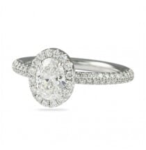 oval halo engagement ring under 1 carat
