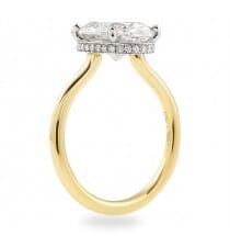 3.06ct Lab-Grown Oval Diamond Invisible Gallery™ Ring top