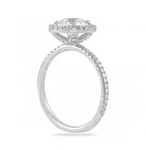 1.30 ct Round Diamond Classic Halo Engagement Ring