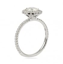 .70 ct Round Diamond Octagon Halo Engagement Ring