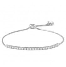 .60 ct Diamond 'Zip-Up' Tassel Bracelet