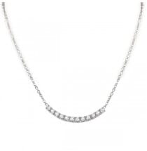 12-Stone Diamond Pendant Necklace
