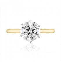1.81 Carat Round Diamond Invisible Gallery™ Solitaire Ring