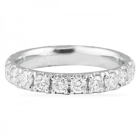 wide pave eternity band