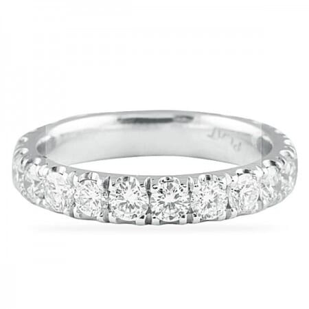 wide pave eternity band 1.80 carats