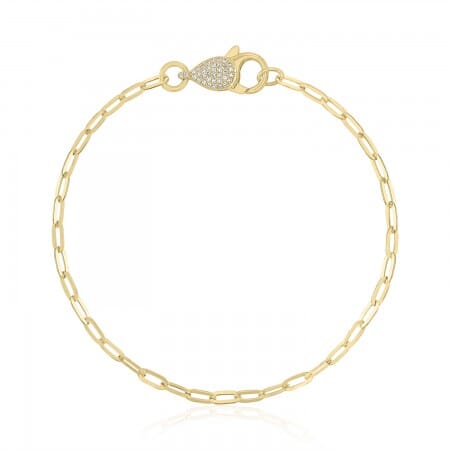 Mini Chain Bracelet yellow gold