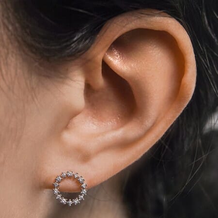 Compass Diamond Earrings