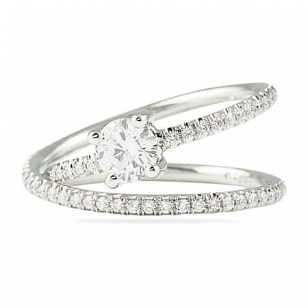 .50 carat Round Diamond Platinum Engagement Ring