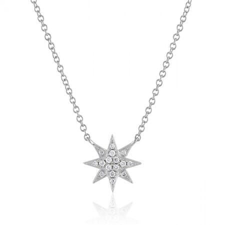 Diamond Starburst Pendant 