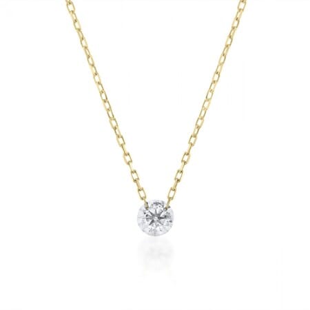 Floating Solitaire Diamond Pendant product