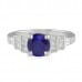 Beverley K' Sapphire and Diamond Engagement Ring flata