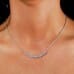 12-Stone Diamond Pendant Necklace lifestyle