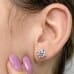3.4 Carat TW Lab-Grown Diamond Studs ear