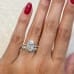 3.01 carat Oval Diamond Two-Tone Engagement Ring lifestyle paired
