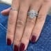 4.01 carat Oval Diamond Engagement Ring hand