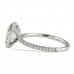 1.74ct Asscher Cut Diamond Classic Halo Engagement Ring side