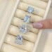 7.54 carat Cushion Cut Lab Diamond Pave Prong Engagement Ring box