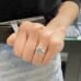 4.30ct Round Diamond Six-Prong Engagement Ring subtle hints