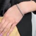 11ct Lab-Grown Diamond Tennis Bracelet wrist