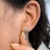 2.6ct TW Lab Grown Diamond Studs ear