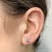 1.2ct TW Lab-Grown Diamond Studs IGI ear