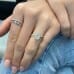 1.50ct Oval Diamond Super Slim Band Engagement Ring lifestyle