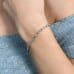 Multi-Shape Diamond Line Bracelet on ladies wrist