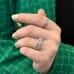 2.60ct Emerald Cut Lab Diamond 5-Stone Floating Band lifestyle