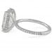 4.20ct Emerald Cut Diamond Super Slim Engagement Ring side