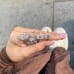 2.73 carat Hybrid Step-Cut Lab Diamond Two-Tone Ring finger