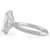 4.01 carat Oval Diamond Engagement Ring profile