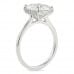 2.79ct Antique Cushion Lab Diamond Solitaire Engagement Ring side