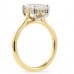 2.06 carat Pear Shape Lab Diamond Two-Tone Solitaire Ring side