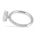1.50 carat Oval Diamond Engagement Ring side