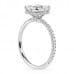 1.71ct Cushion Cut Diamond Signature Wrap Engagement Ring side
