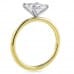 1.51ct Radiant Cut Diamond Solitaire Engagement Ring side