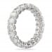 3.60ct Oval Diamond Eternity Band Ring profile