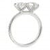 2ct Pear & 1ct Round Diamond Duo Ring side