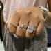 6.12 carat Oval Lab Diamond Signature Wrap Engagement Ring fist