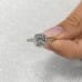 1.80 carat Cushion Cut Diamond Bezel Set Engagement Ring pinched