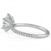 1.90 carat Round Diamond 6-Pave Prong Engagement Ring side