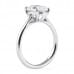 1.80 carat Oval Diamond Solitaire Engagement Ring profile