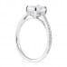 1.50 Carat Emerald Cut Platinum Engagement Ring profile