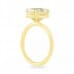3.02ct Fancy Yellow Radiant Cut Diamond Solitaire Ring profile