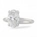 2.20 carat Oval Diamond Solitaire Engagement Ring front